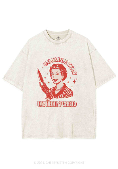 Completely Unhinged Y2K Washed Tee Cherrykitten