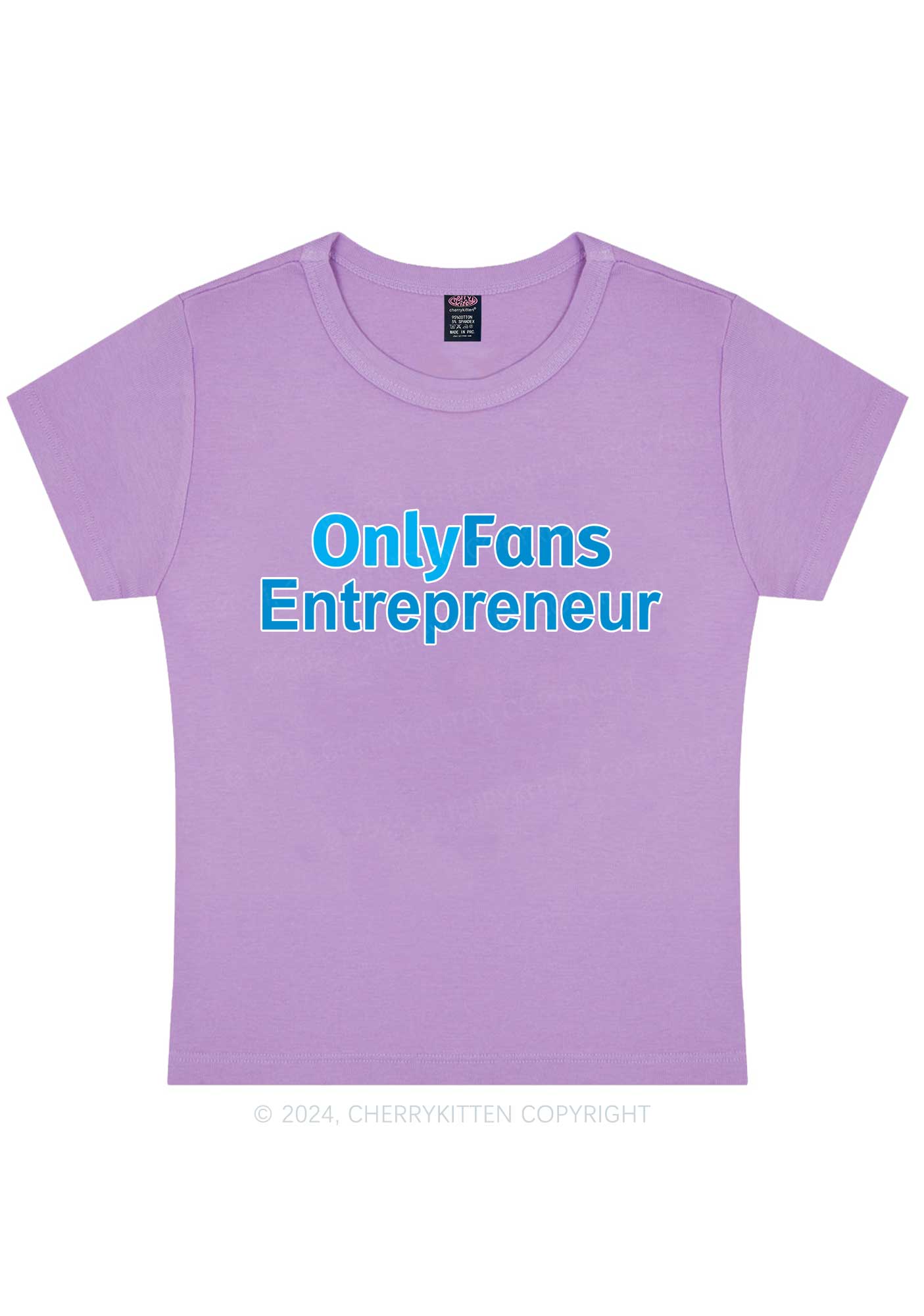 Only Fans Entrepreneur Y2K Baby Tee Cherrykitten