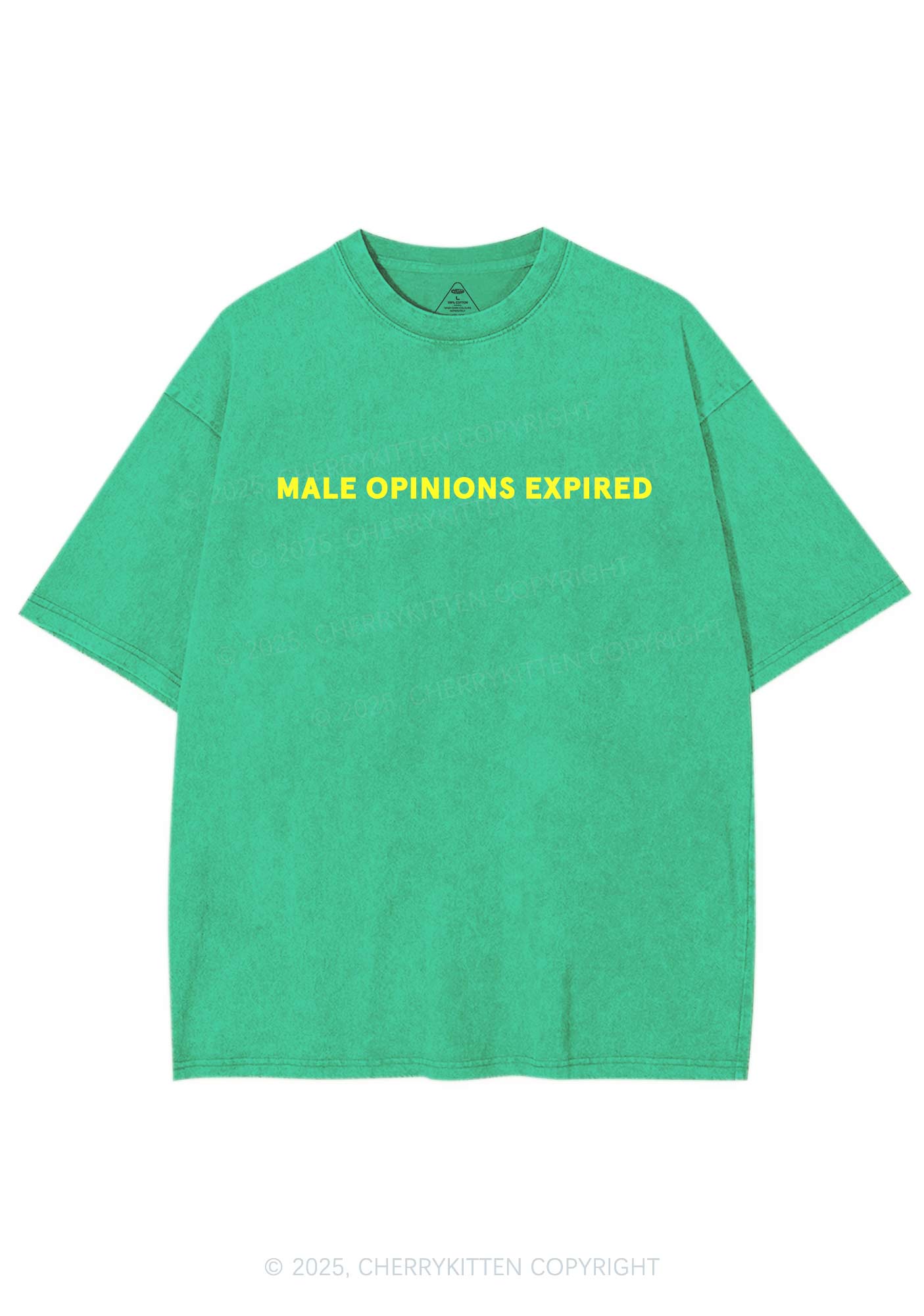 Male Opinions Expired Y2K Washed Tee Cherrykitten