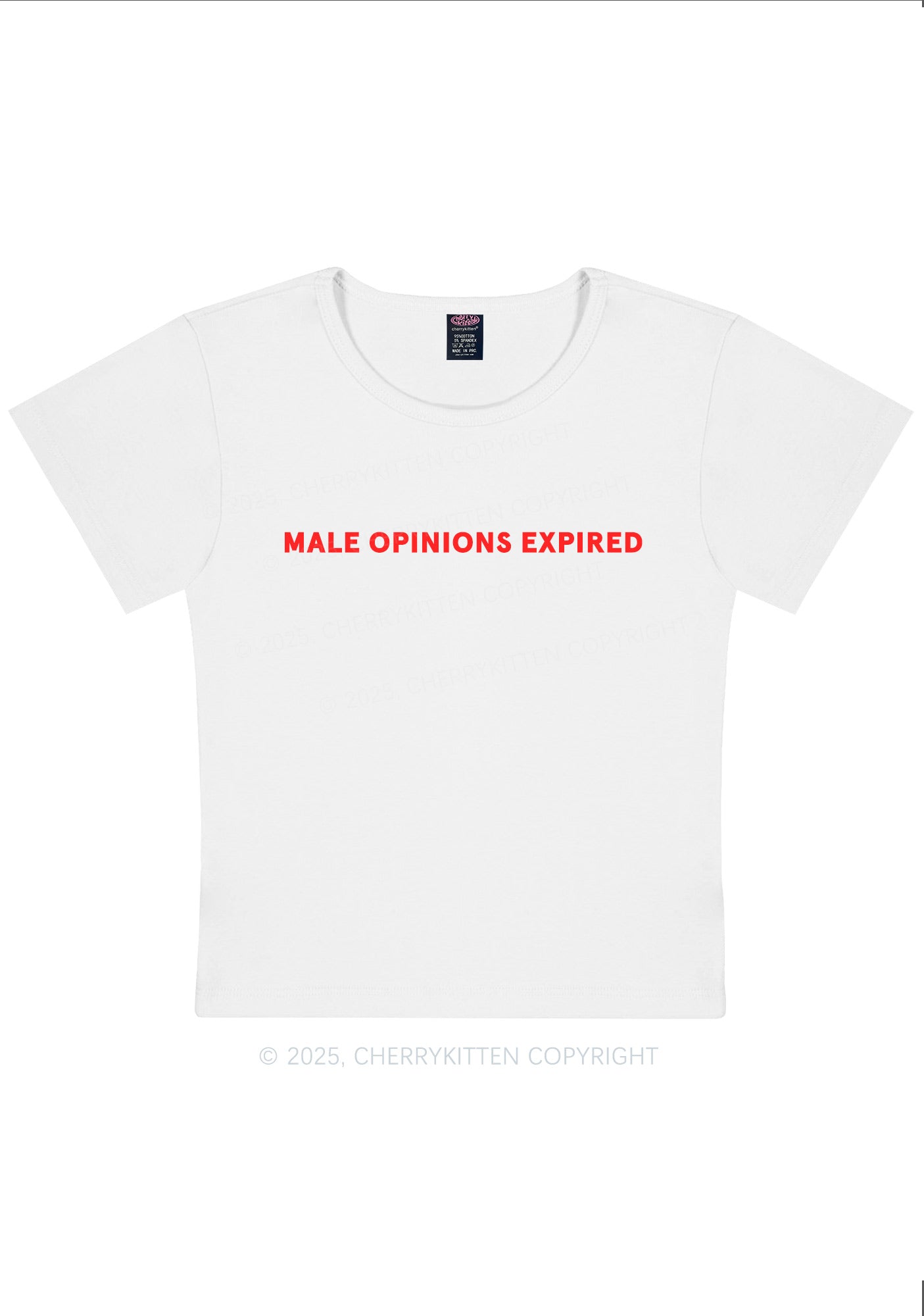 Male Opinions Expired Y2K Baby Tee Cherrykitten