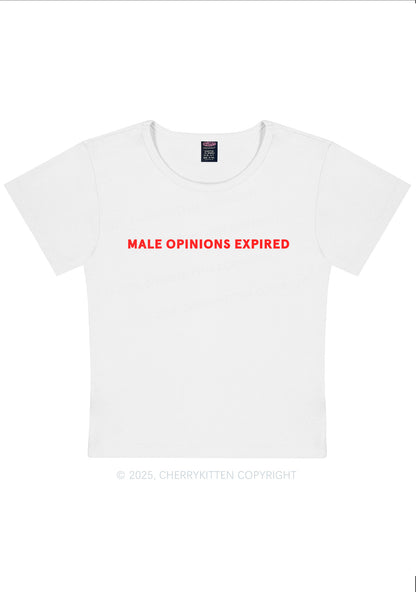 Male Opinions Expired Y2K Baby Tee Cherrykitten