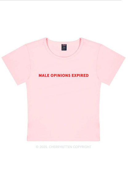 Male Opinions Expired Y2K Baby Tee Cherrykitten