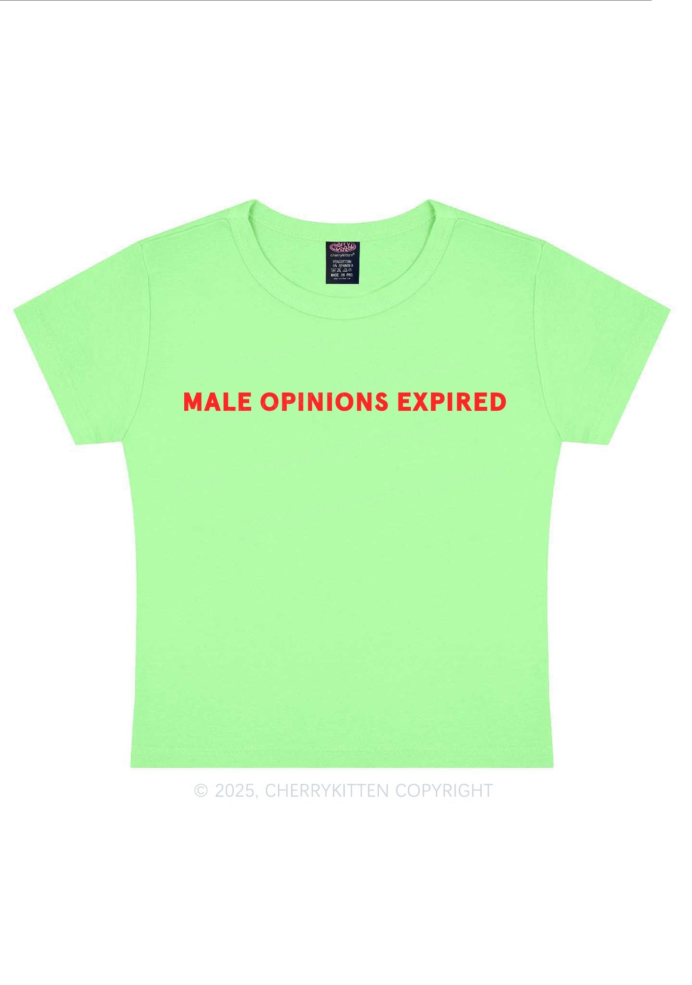 Male Opinions Expired Y2K Baby Tee Cherrykitten