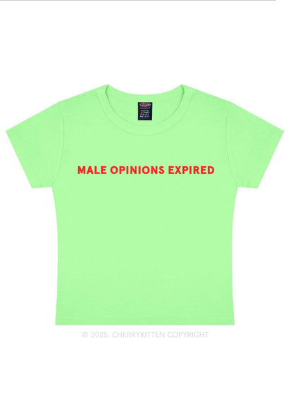 Male Opinions Expired Y2K Baby Tee Cherrykitten