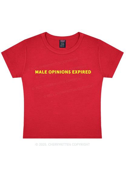 Male Opinions Expired Y2K Baby Tee Cherrykitten