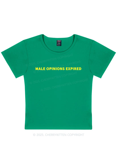 Male Opinions Expired Y2K Baby Tee Cherrykitten