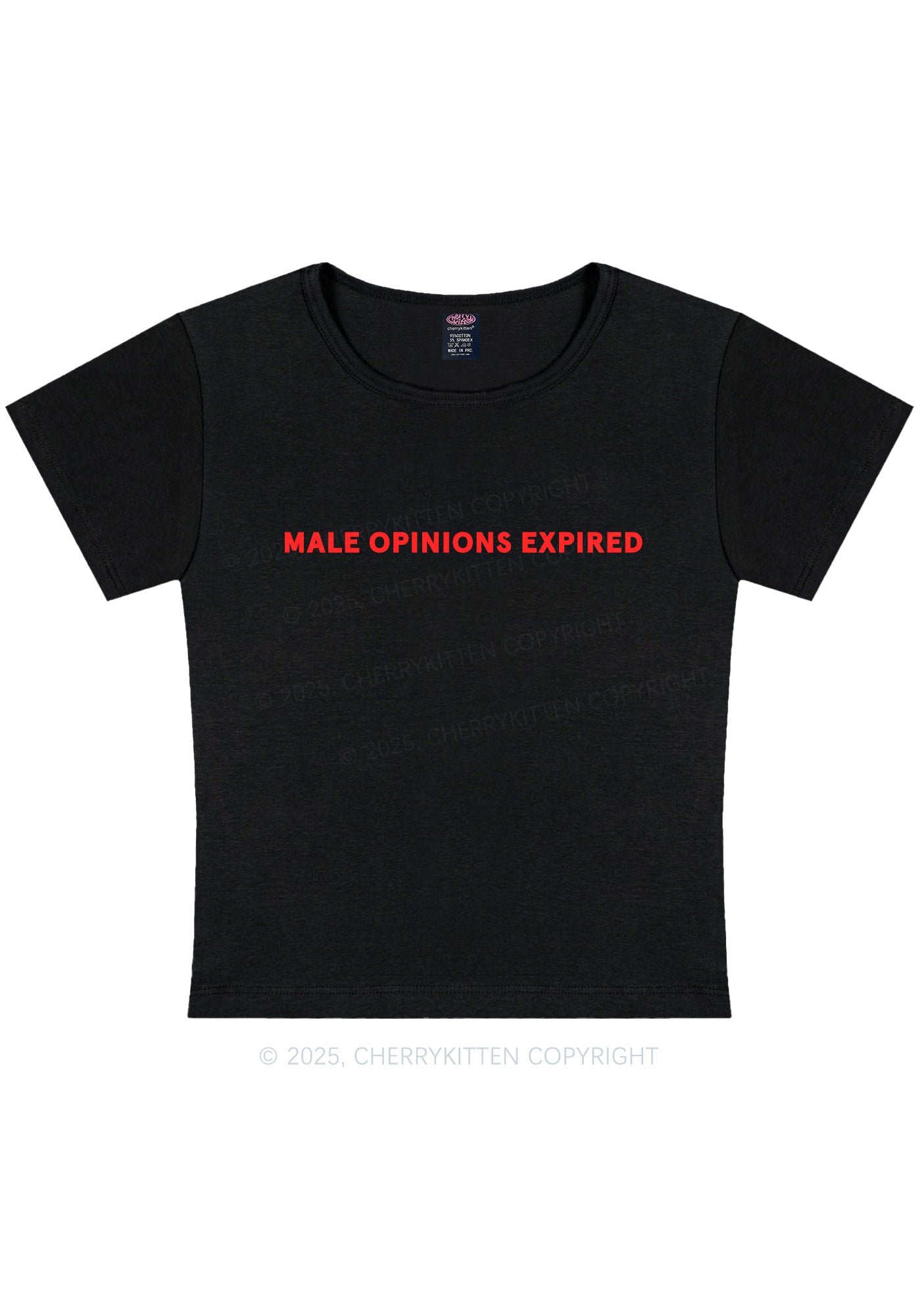 Male Opinions Expired Y2K Baby Tee Cherrykitten