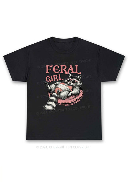 Feral Girl Y2K Chunky Shirt Cherrykitten