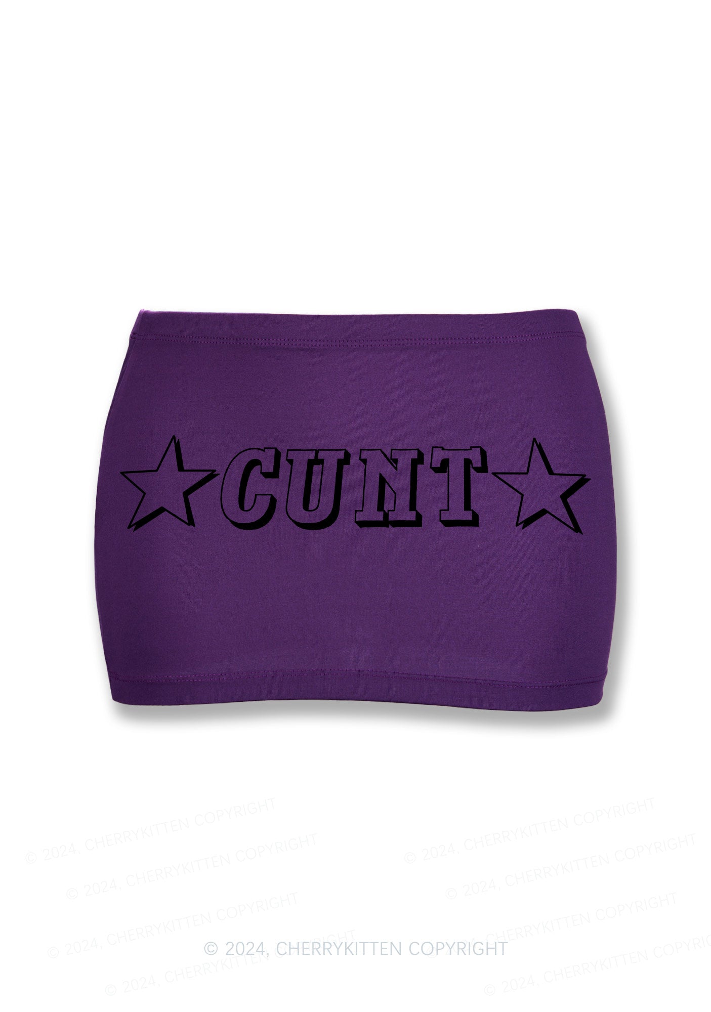 Star Count Y2K Mini Hip Skirt Cherrykitten