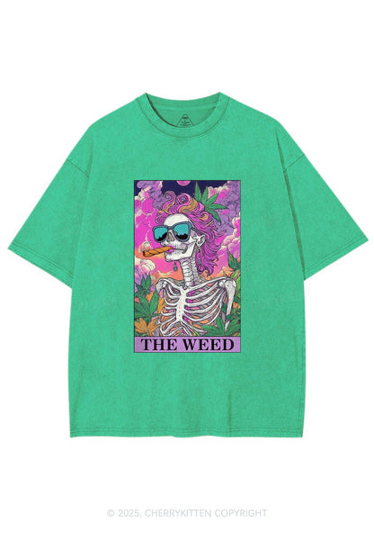 The Wxxd Skeleton Y2K Washed Tee Cherrykitten