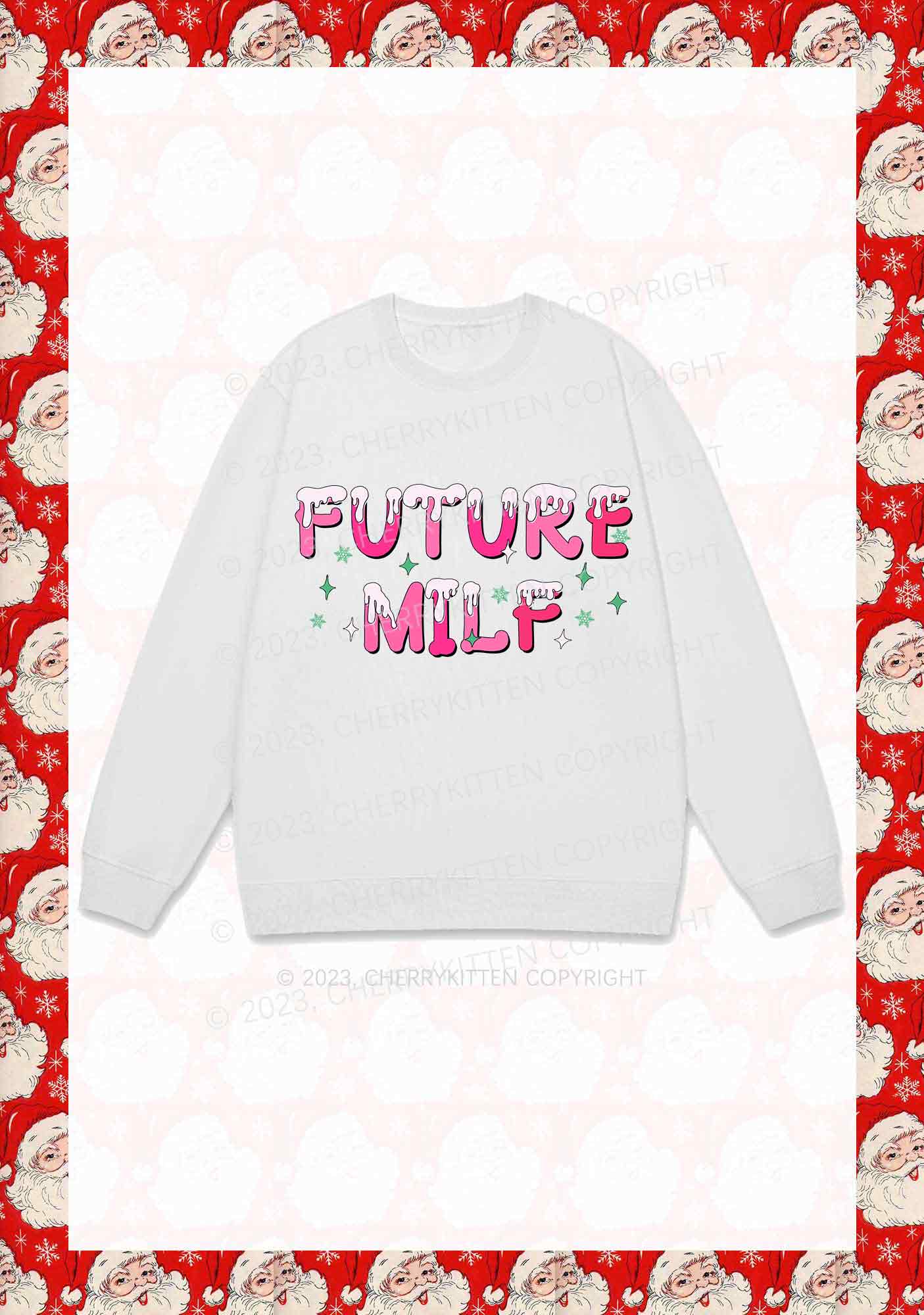 Snowflake Future Mxxf Christmas Y2K Sweatshirt Cherrykitten