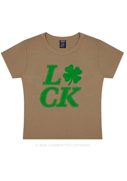 I Love CK St Patricks Y2K Baby Tee Cherrykitten