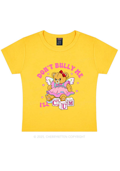 Dont Bully Bear Y2K Baby Tee Cherrykitten