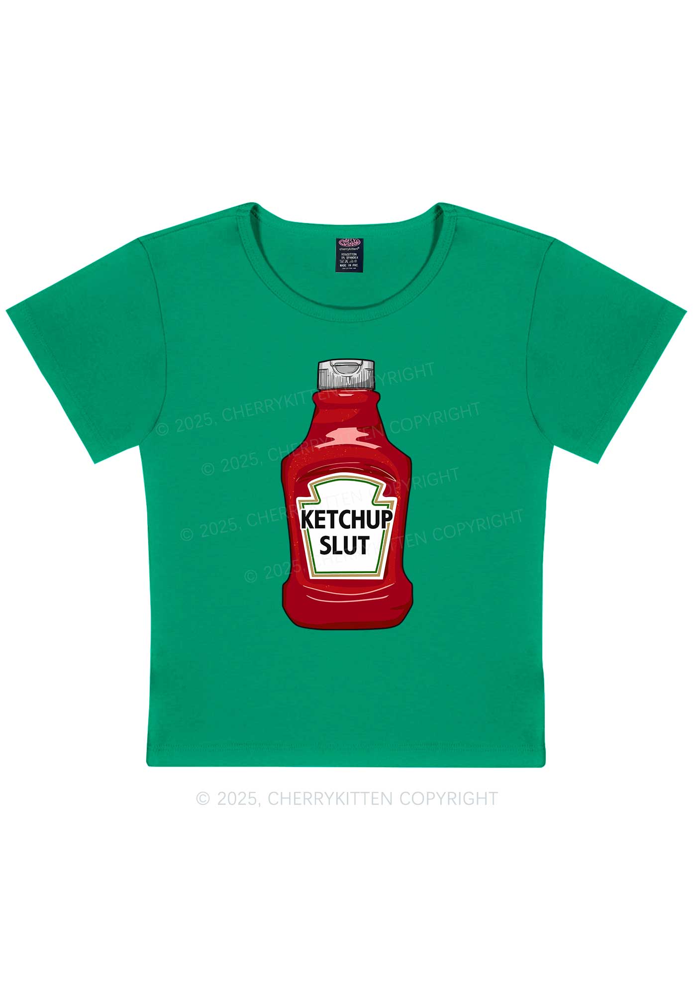 Ketchup Slxt Y2K Baby Tee Cherrykitten