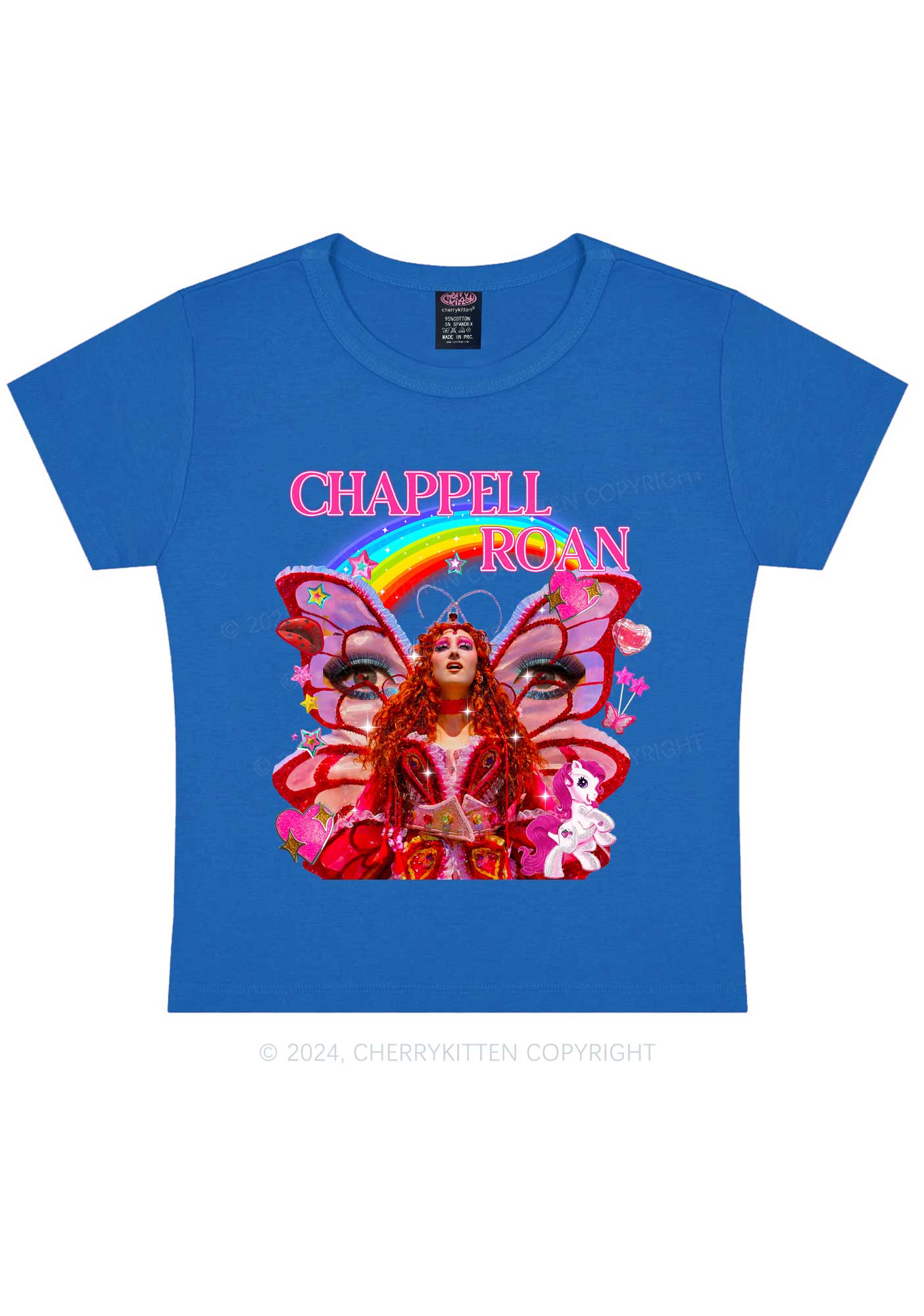 CR Fairy Tour Y2K Baby Tee Cherrykitten