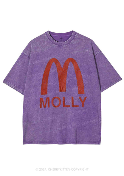 Red Molly Y2K Washed Tee Cherrykitten