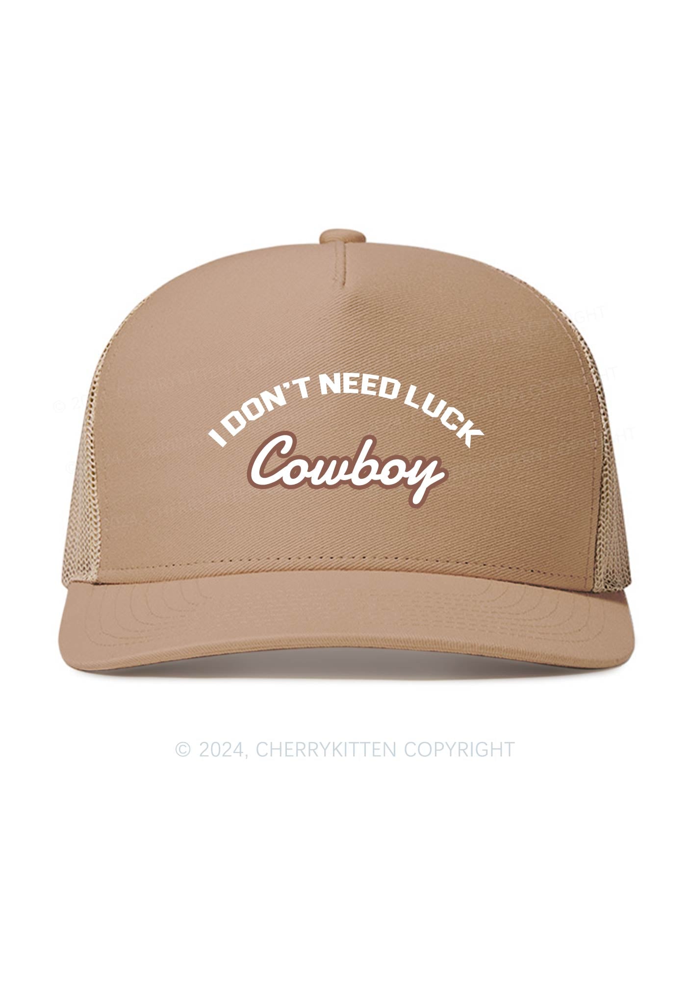 Luck Cowboy Y2K Trucker Mesh Hat Cherrykitten