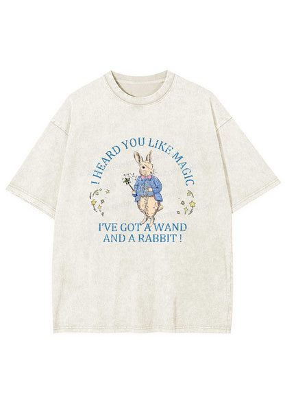 Wand Rabbit Y2K Washed Tee Cherrykitten