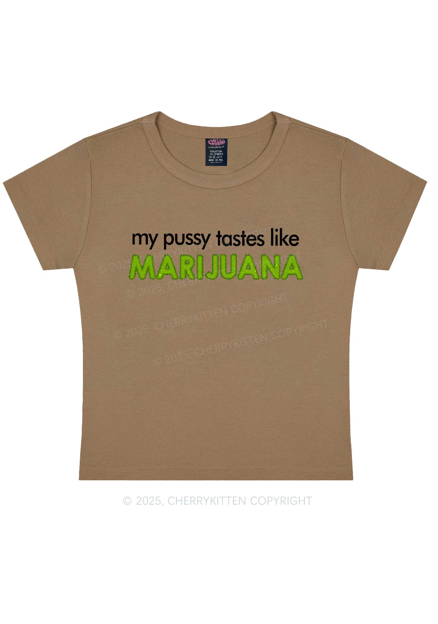 My Puxxy Tastes Y2K Baby Tee Cherrykitten