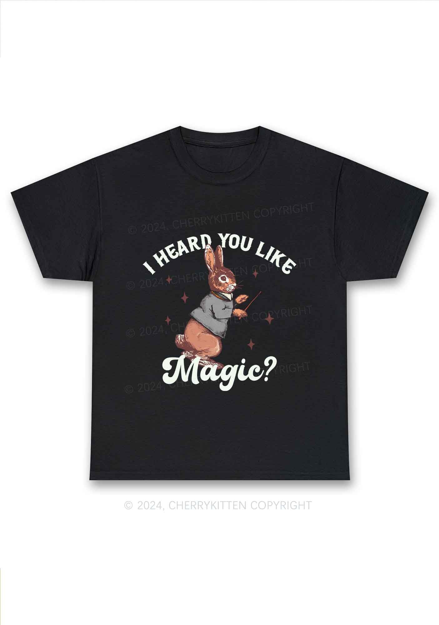 I Heard You Like Magic Y2K Chunky Shirt Cherrykitten