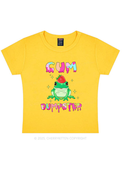 Frog Cxm Dumpster Y2K Baby Tee Cherrykitten