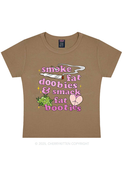 Smoke Fat Dxxbies Y2K Baby Tee Cherrykitten