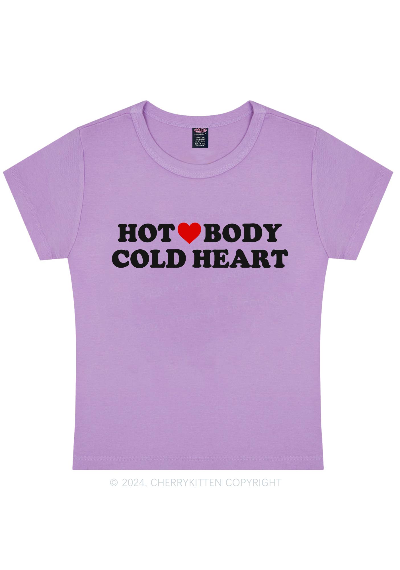 Hot Body Y2K Baby Tee Cherrykitten