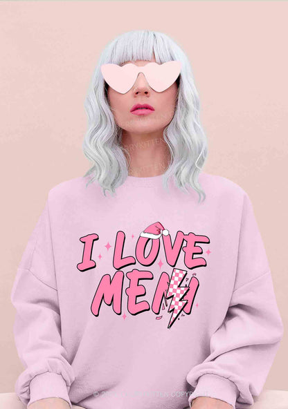 Love Me Not Men Christmas Y2K Sweatshirt Cherrykitten