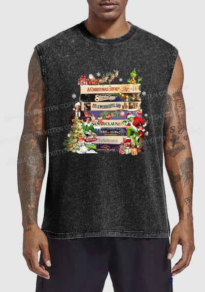 Christmas Vacation Y2K Washed Tank Cherrykitten