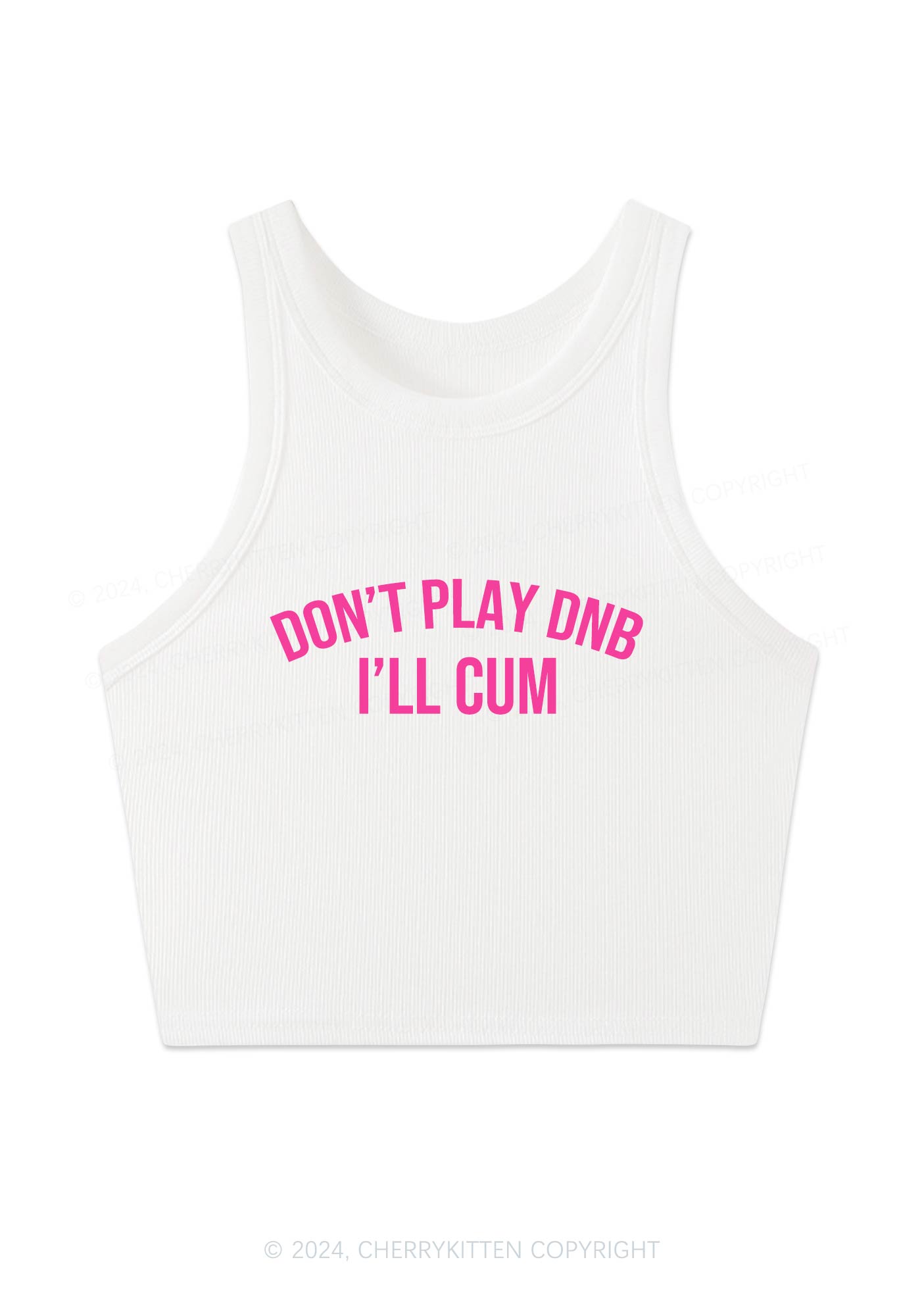 Don't Play DNB Y2K Crop Tank Top Cherrykitten