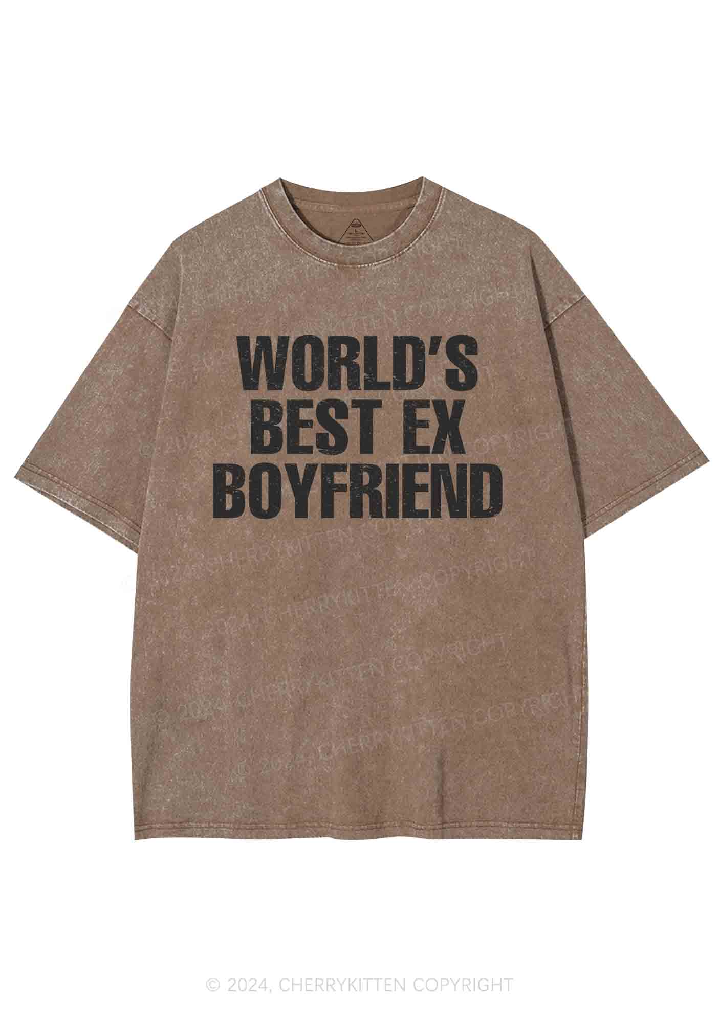 Best Ex Boyfriend Y2K Washed Tee Cherrykitten