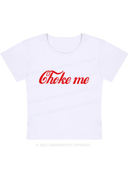 Curvy Choke Me Y2K Baby Tee Cherrykitten