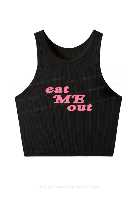 Eat Me Out Y2K Crop Tank Top Cherrykitten