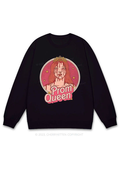 Bloodstain Prom Queen Y2K Sweatshirt Cherrykitten