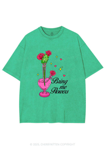 Bring Me Flowers Y2K Washed Tee Cherrykitten