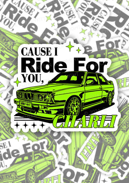 Ride For CX 1Pc Y2K Sticker Cherrykitten