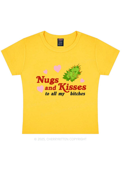 Nxgs And Kisses Y2K Baby Tee Cherrykitten