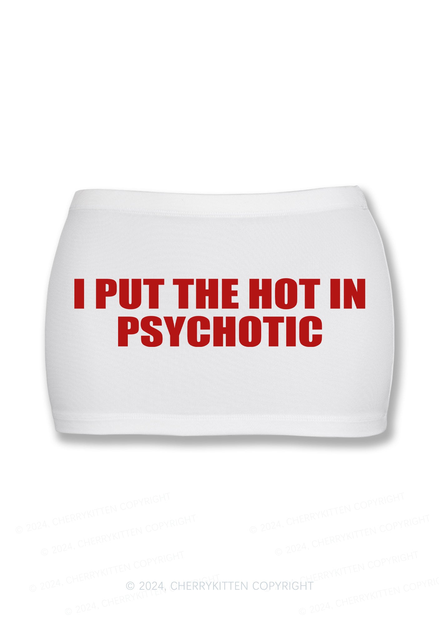 Put Hot In Psychotic Y2K Mini Hip Skirt Cherrykitten