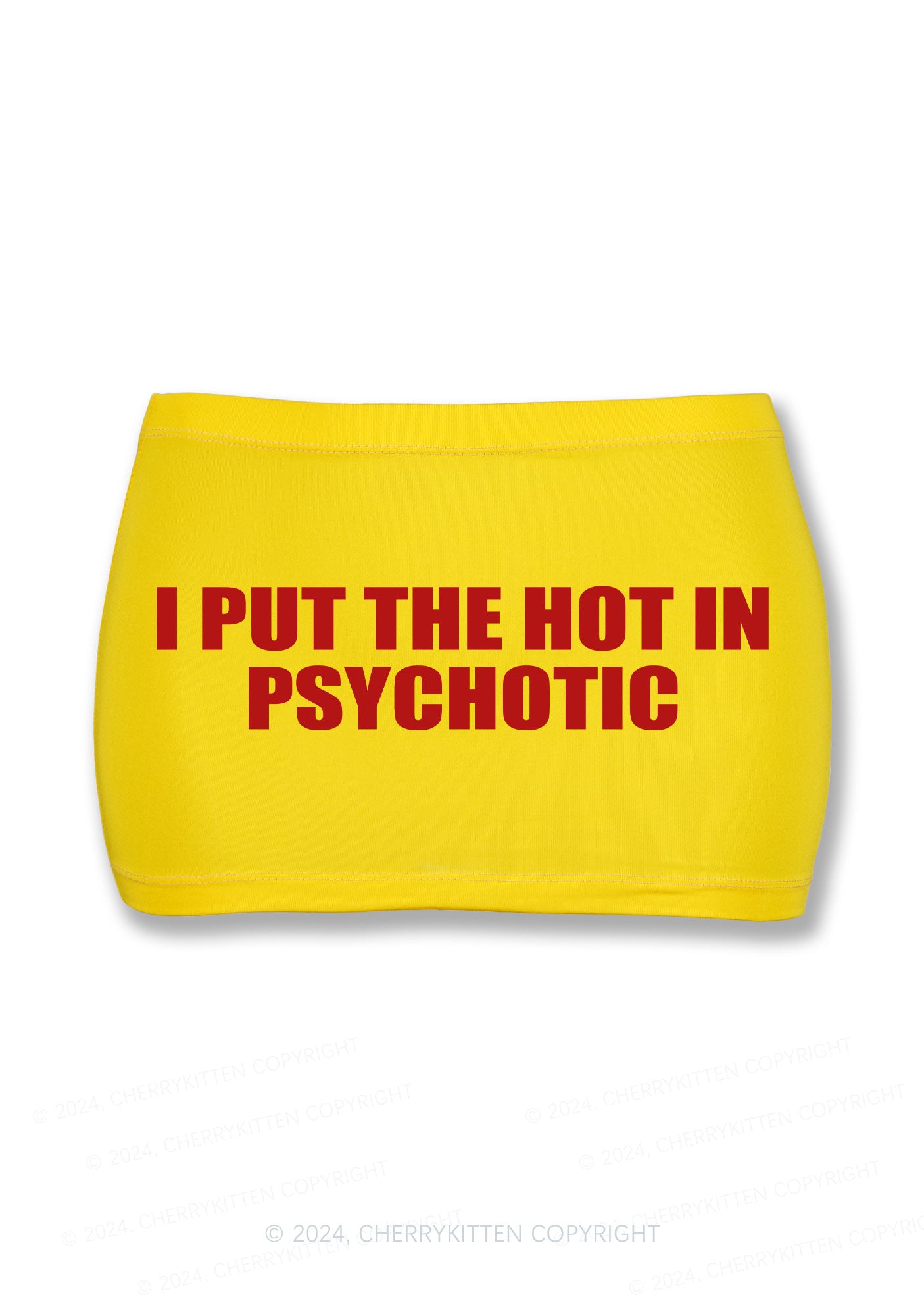 Put Hot In Psychotic Y2K Mini Hip Skirt Cherrykitten