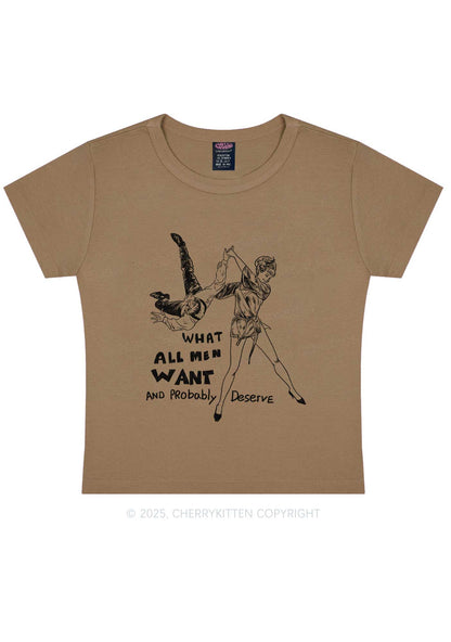 What All Men Want Y2K Baby Tee Cherrykitten