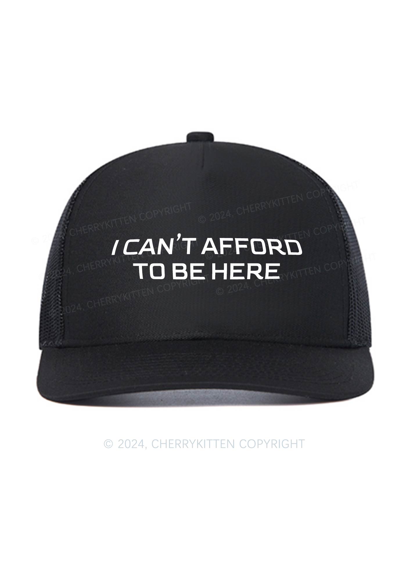 I Can't Afford Y2K Trucker Mesh Hat Cherrykitten