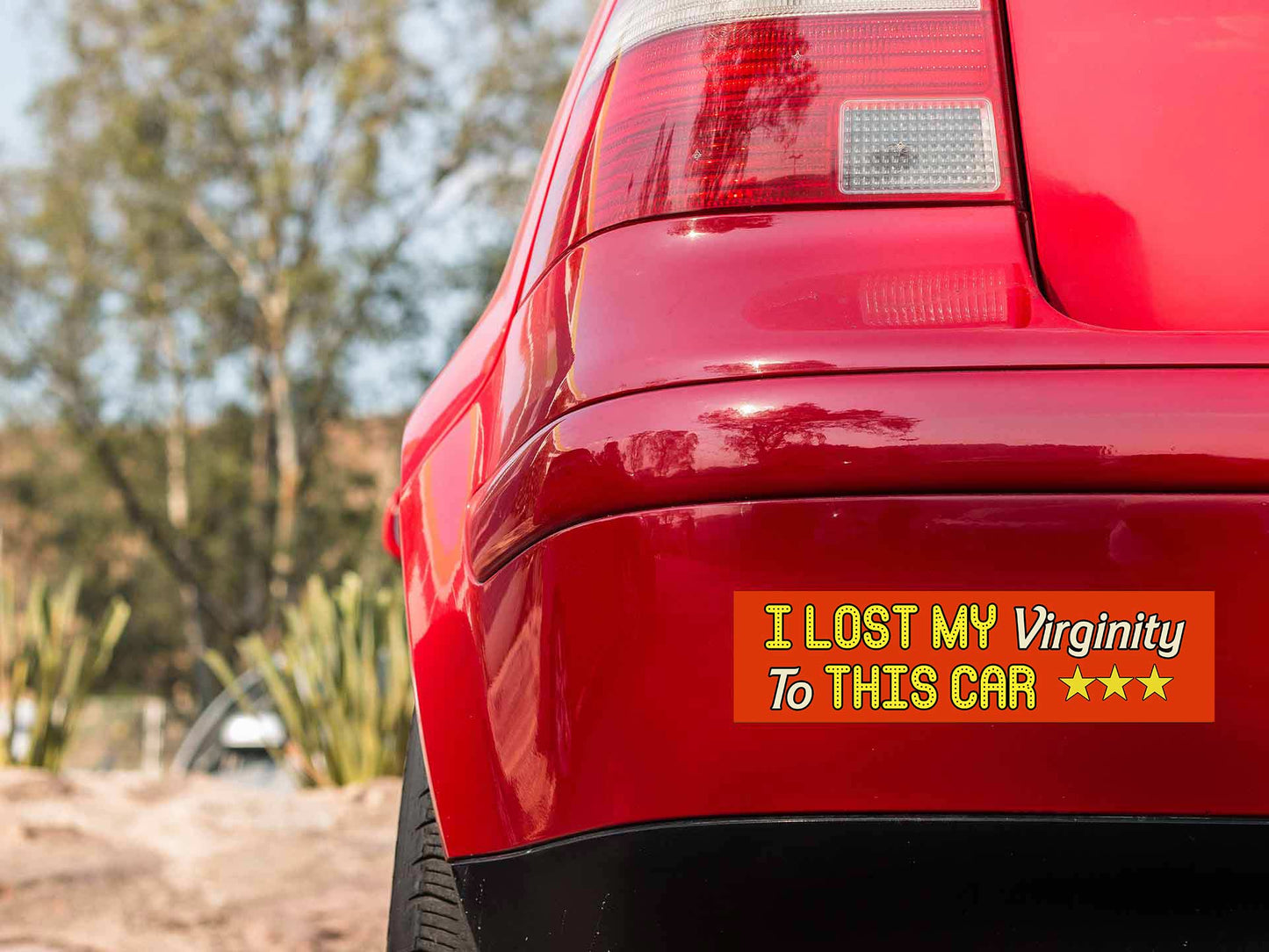 Lost My Car Y2K Car Bumper Magnet Cherrykitten