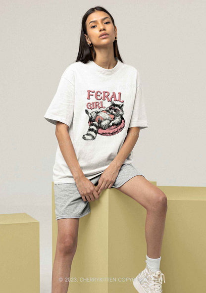 Feral Girl Y2K Chunky Shirt Cherrykitten