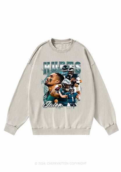 Hurts Y2K Super Bowl Washed Sweatshirts Cherrykitten