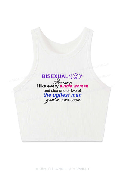 Bisexual Women Y2K Crop Tank Top Cherrykitten