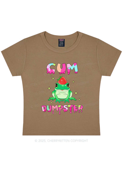 Frog Cxm Dumpster Y2K Baby Tee Cherrykitten