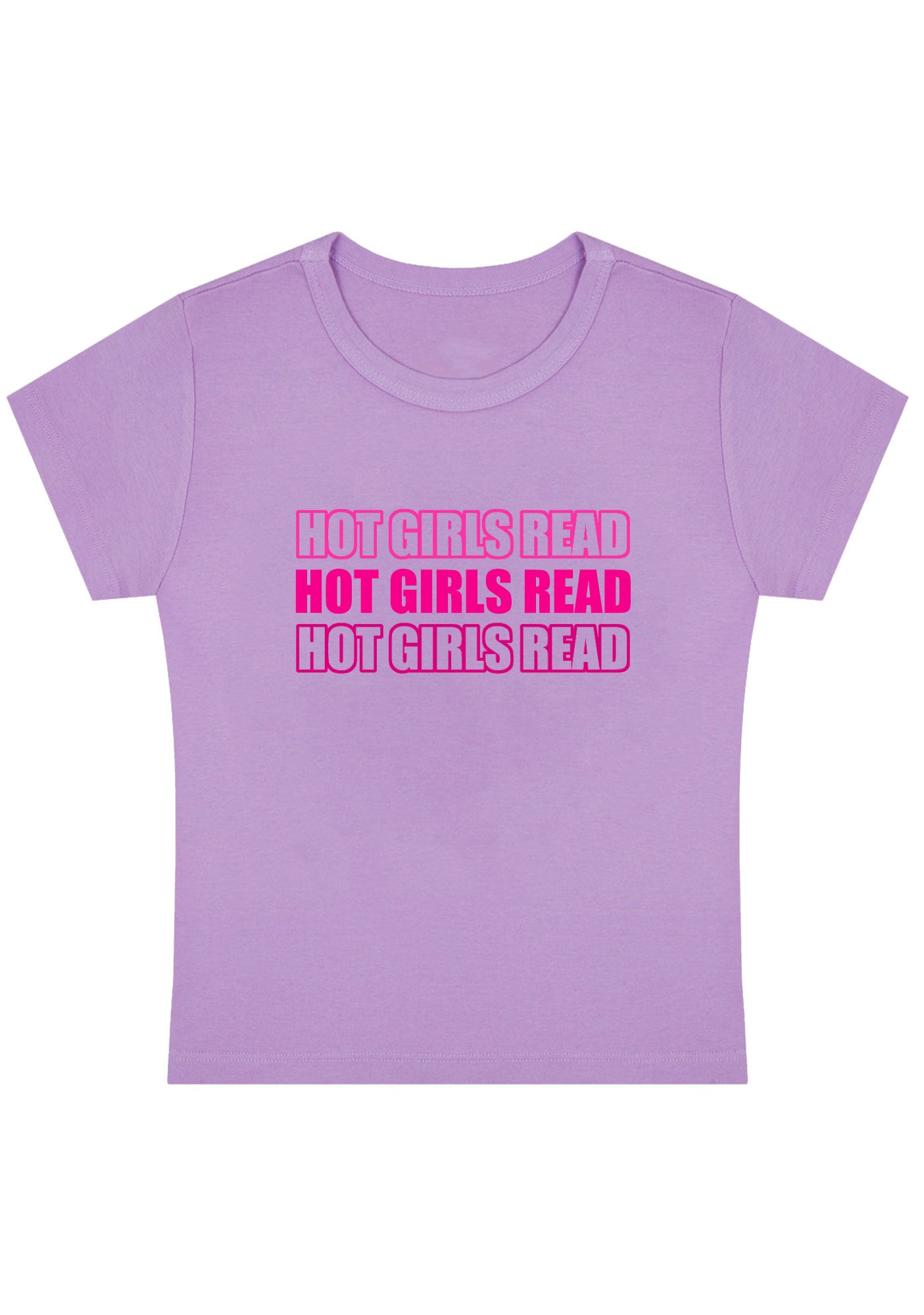 Hot Girls Read Y2K Baby Tee