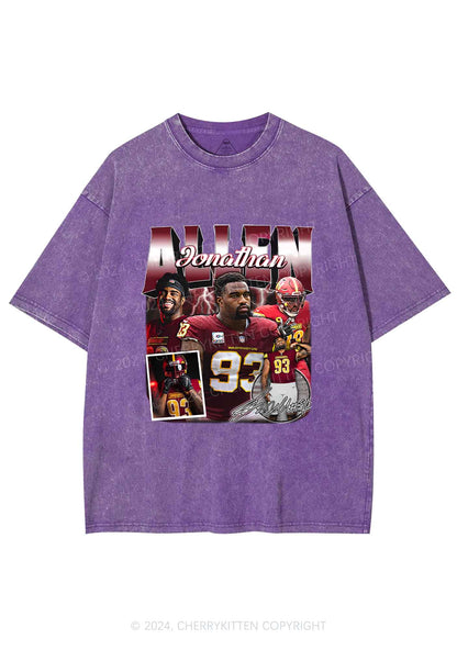 Red Allen Y2K Super Bowl Washed Tee Cherrykitten