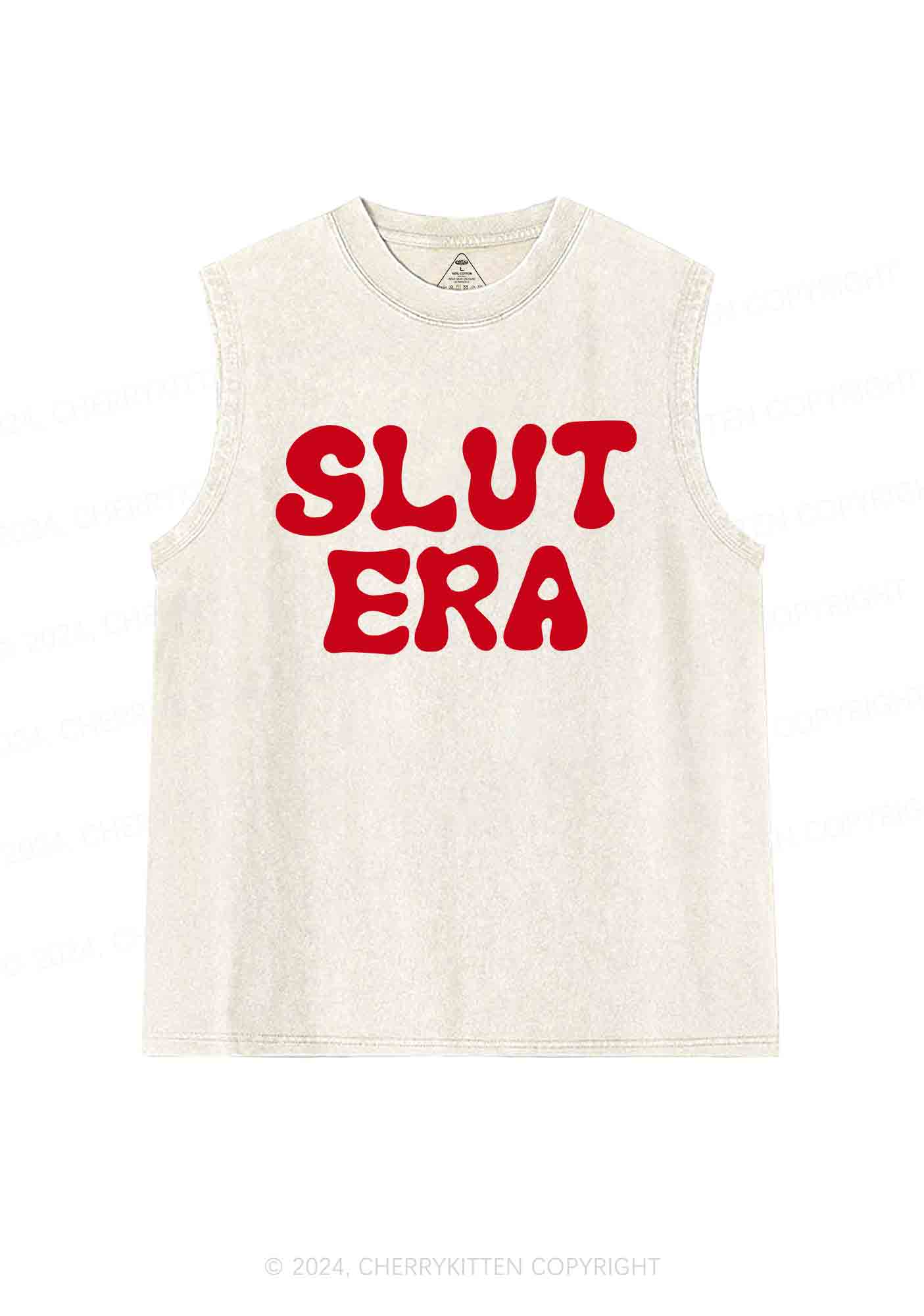 Slxt Era Y2K Washed Tank Cherrykitten