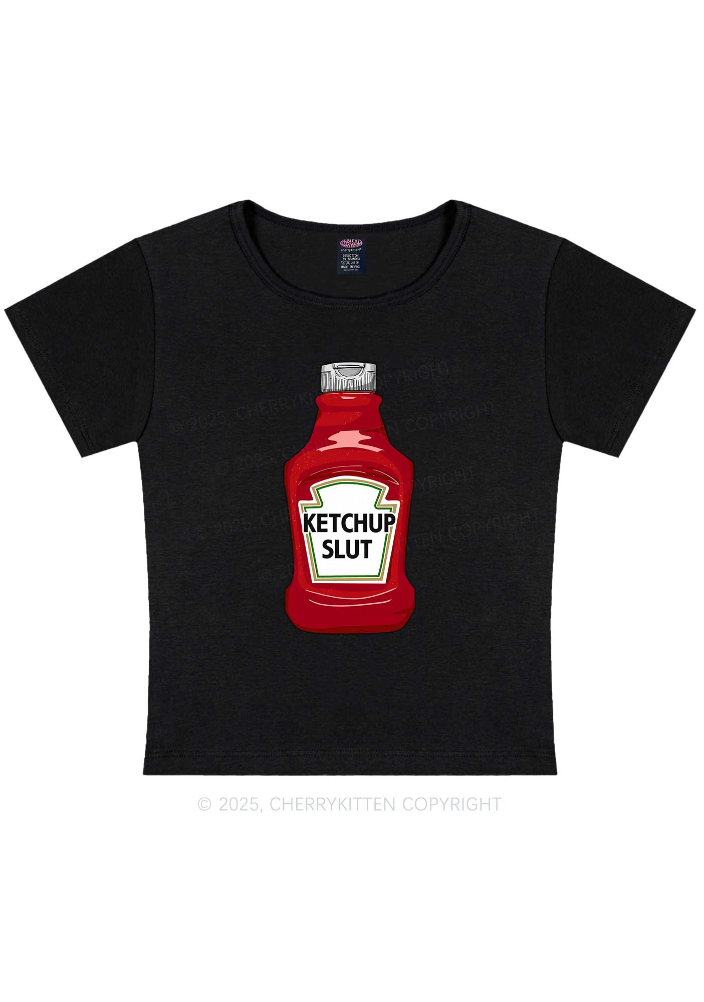 Ketchup Slxt Y2K Baby Tee Cherrykitten